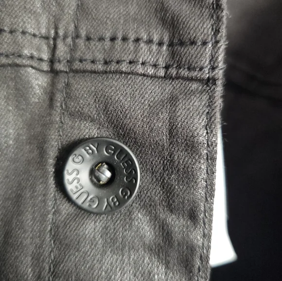 Men's G by Guess Coated Denim Jacket With Removable Hoodie XL - Picture 9 of 12